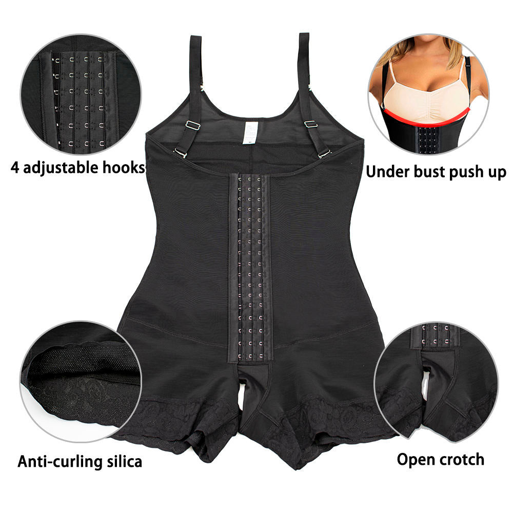 YH | Strap Tummy Control Body Shaper Bodysuit
