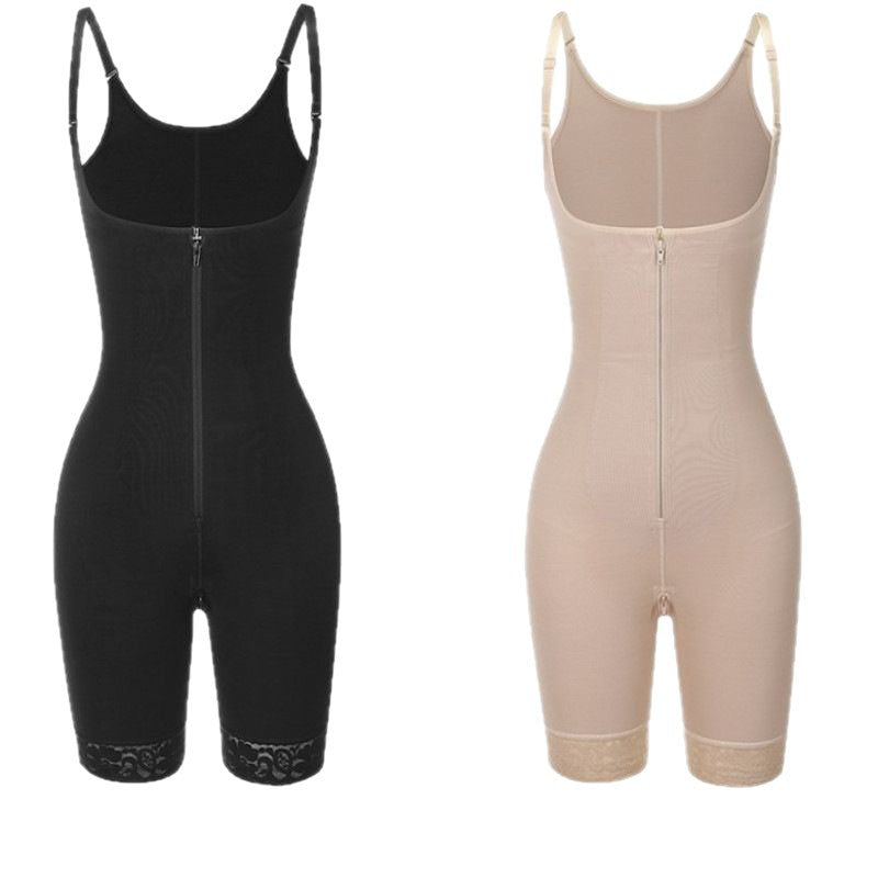 YH | Zip Crotch Body Shaper Bodysuit