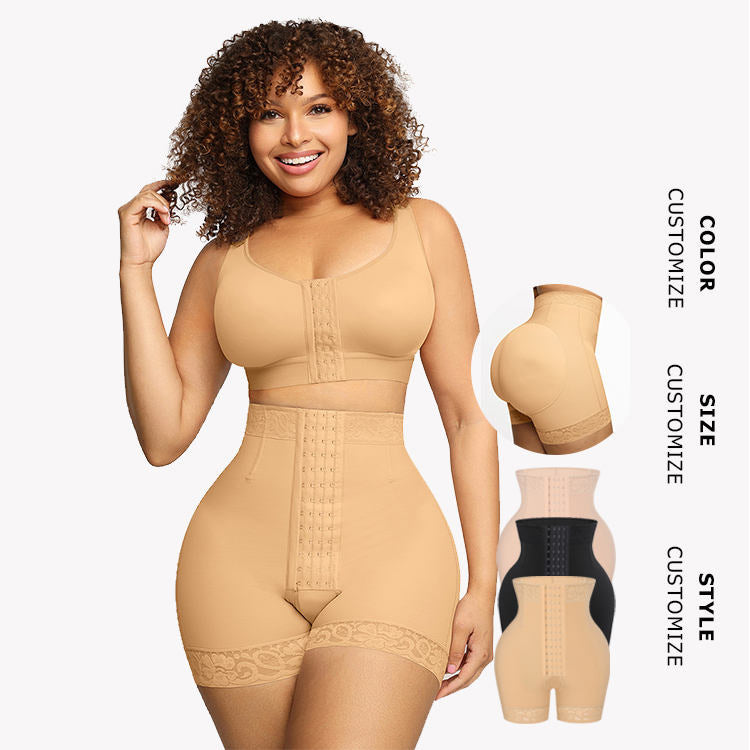 YH | Three Hook Tummy Control Body Shaper Bodysuit