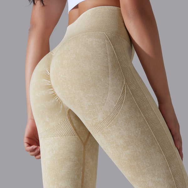 VL | Knitted Seamless Yoga Pants Running Sports Fitness High Waist Butt Lifting Leggings Womens Clothing