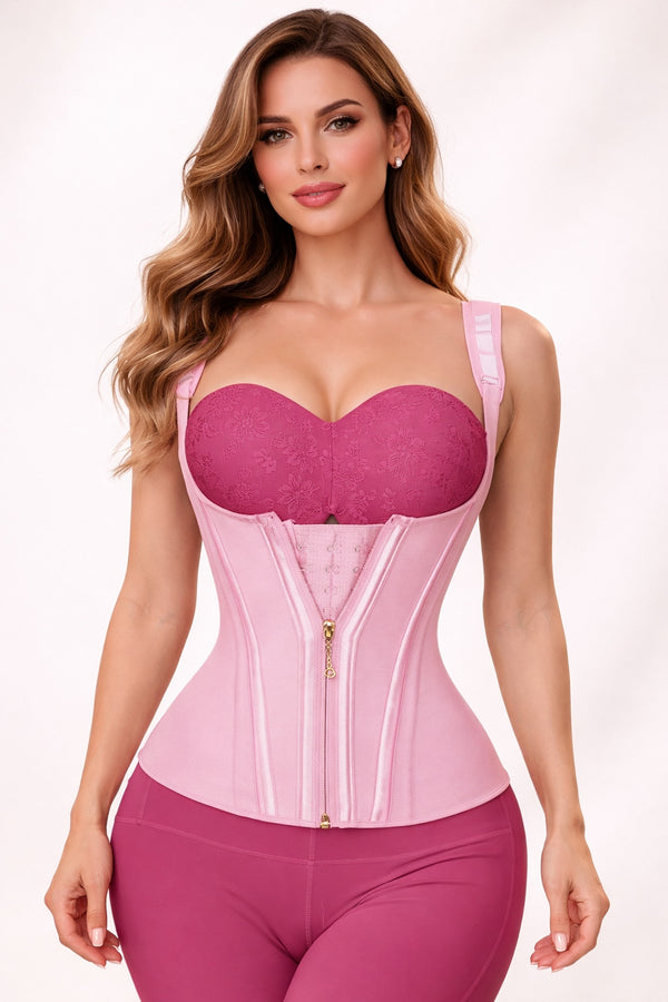 ZG | Waist Trainer For Women Body Shaper Corset Vest Tank Top With Steel Bones