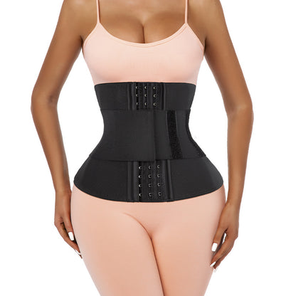Enhanced Cincher With Velcro Straps Dual Compression Postpartum Belly Shaper Waist Trainer