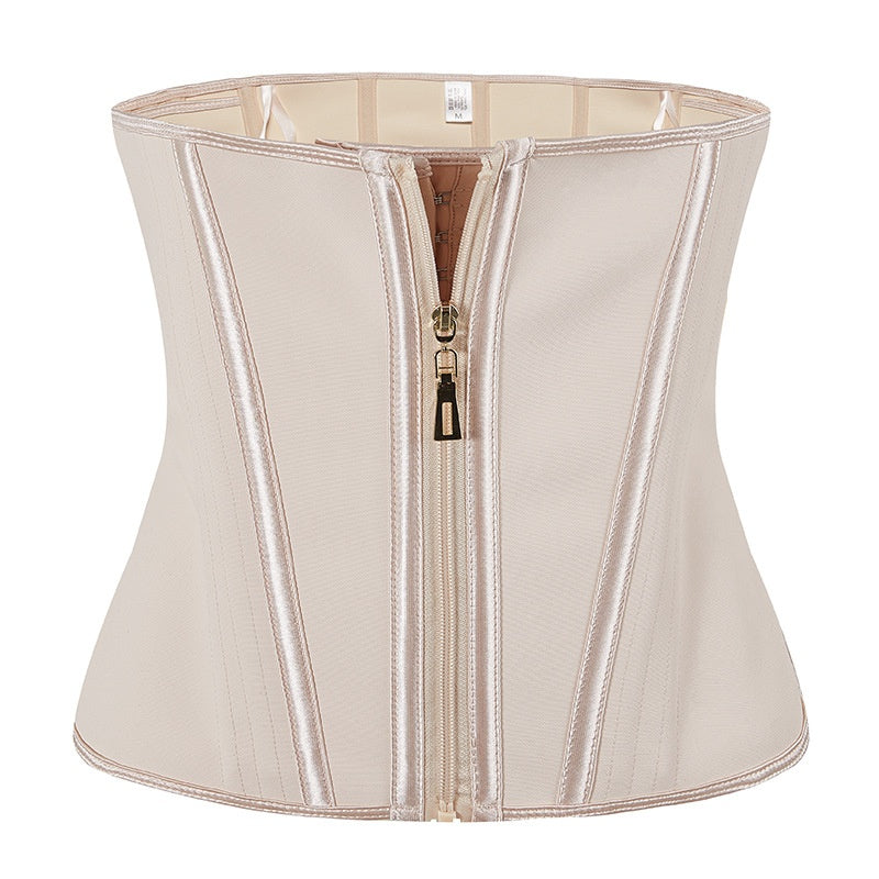 HT | Zip 3-Hook Hourglass Waist Trainer – Firm Tummy Cinch