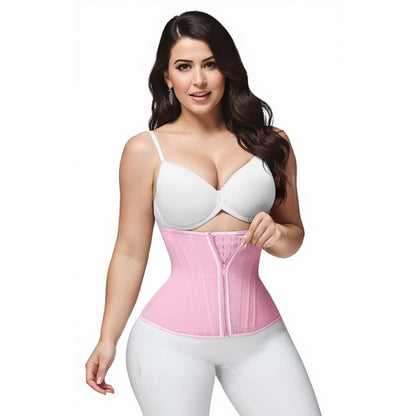 Upper-side Hook Outer-layer Zipper Sports Fat-loss Waist Cincher