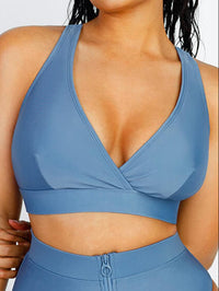 Wholesale Surplice Neckline Bikini Top