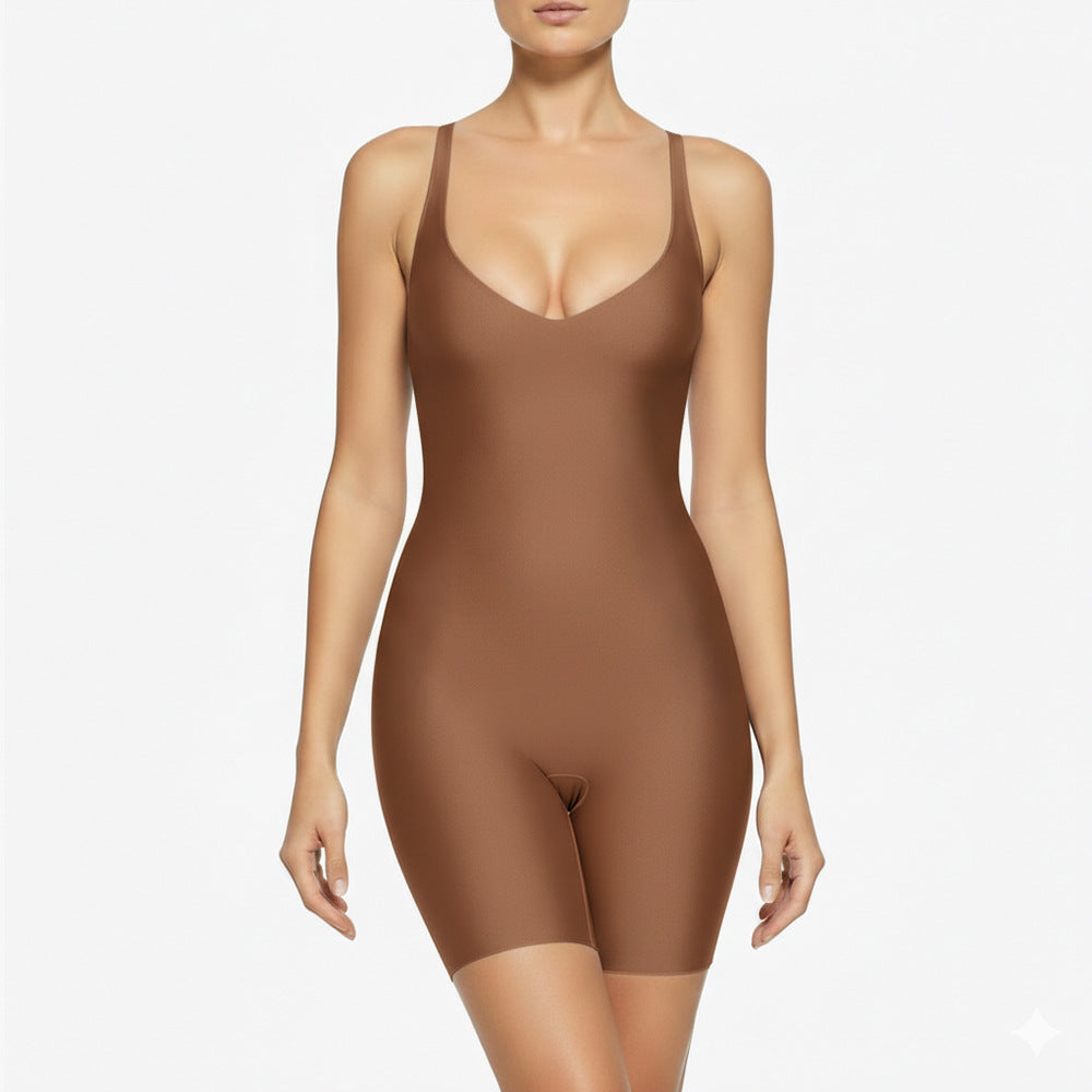 Adjustable-strap Beautiful-back Shaping Bodysuit