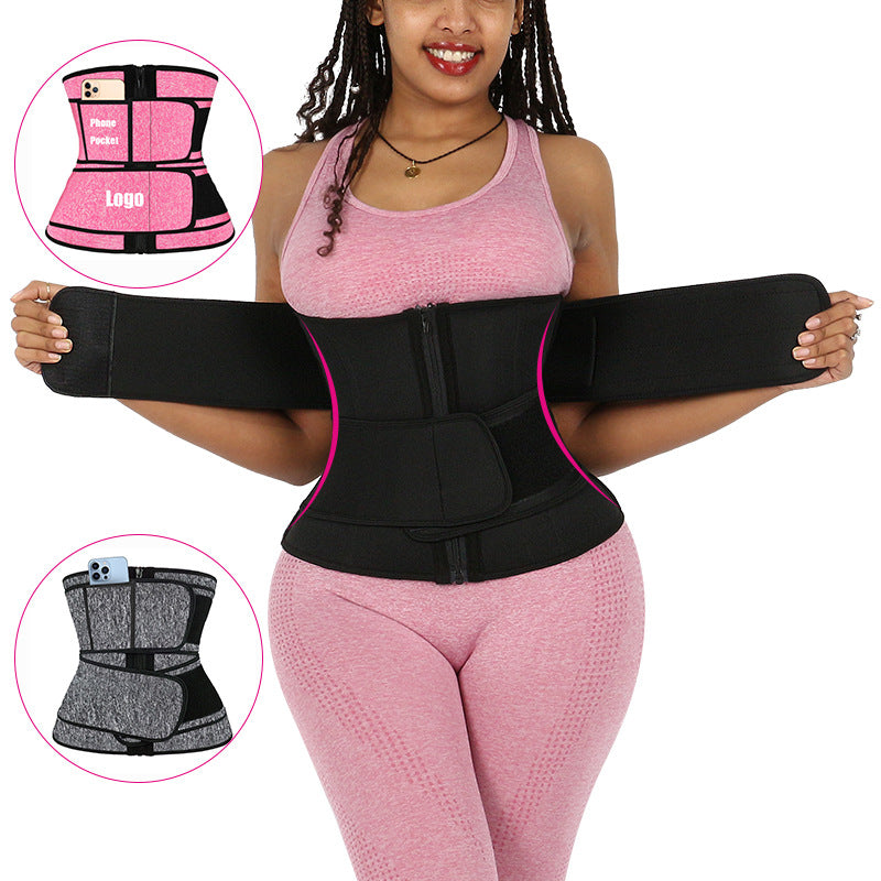 Waist Trainer Waist Cincher Weight Loss Abdominal Slimming Shaping Belt For Exercise