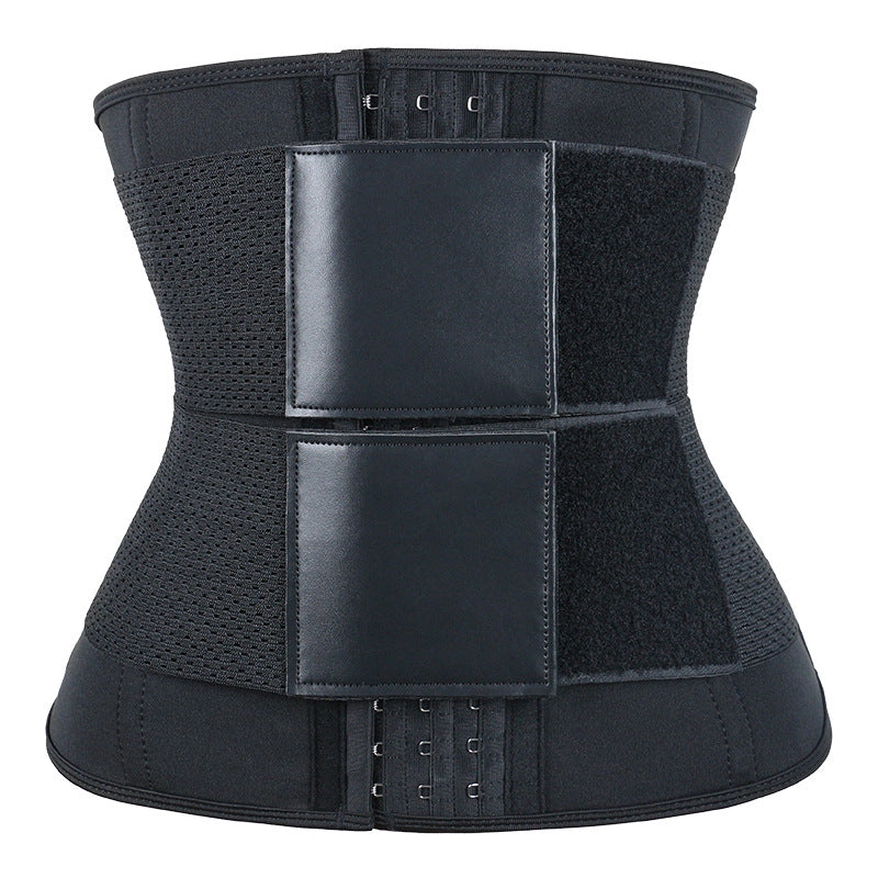 Fitness Body-Shaping Tummy Control Belt With Velcro And Button Closure For Easy Sculpting