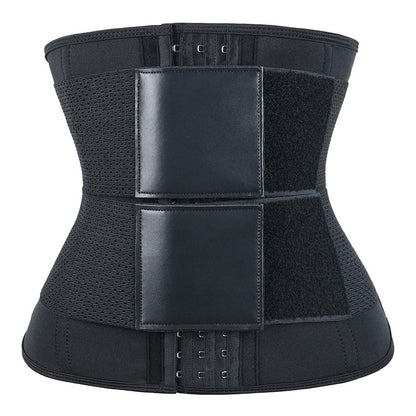 Fitness Body-Shaping Tummy Control Belt With Velcro And Button Closure For Easy Sculpting