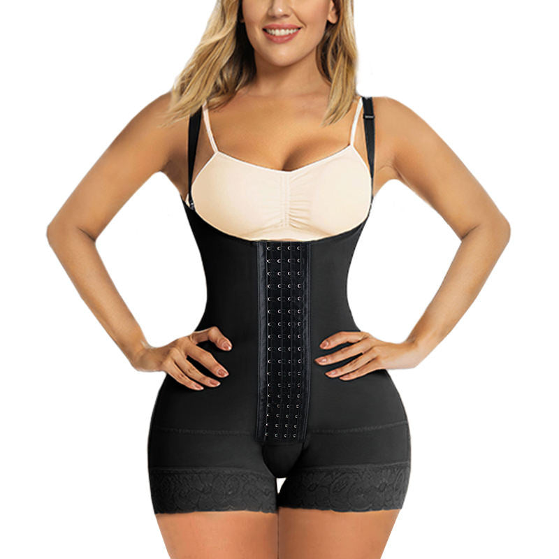 YH | Strappy Body Shaper Bodysuit – Tummy Control & Butt Lift