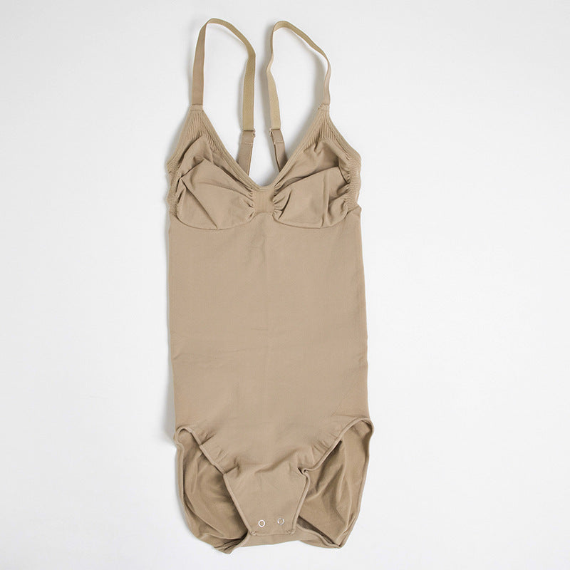 Shapewear Seamless Tummy-Control Bodysuit Contouring Body Shaper Womens Push-Up Jumpsuit