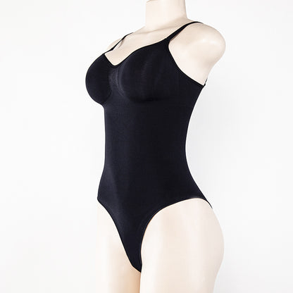 Shapewear Seamless Tummy-Control Bodysuit Contouring Body Shaper Womens Push-Up Jumpsuit