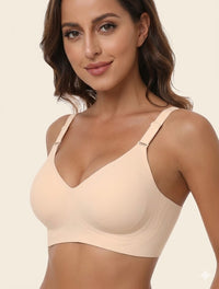 Comfortable Seamless Full Coverage Bra For Women Wireless Bras With Soft Support Regular And Plus Size