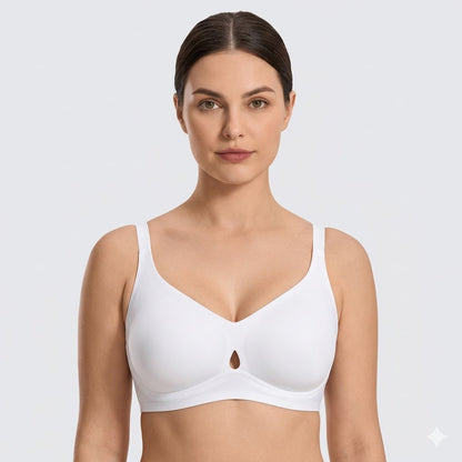 Teardrop Cutout Support Bra