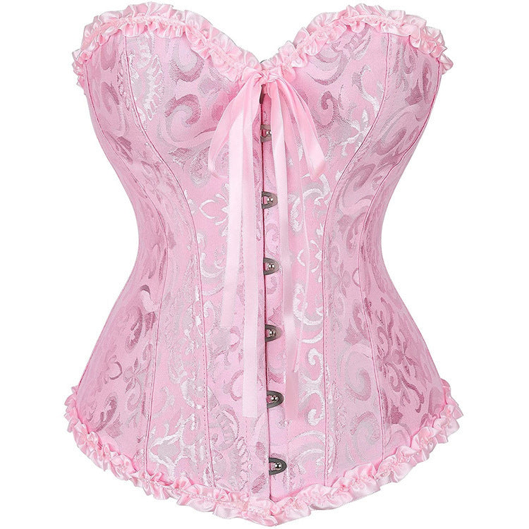 YH | French Jacquard Strapless Corset