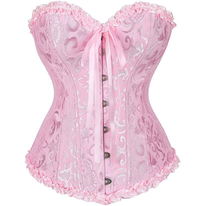 YH | French Jacquard Strapless Corset