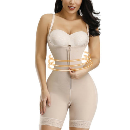 YH | Zip Crotch Body Shaper Bodysuit