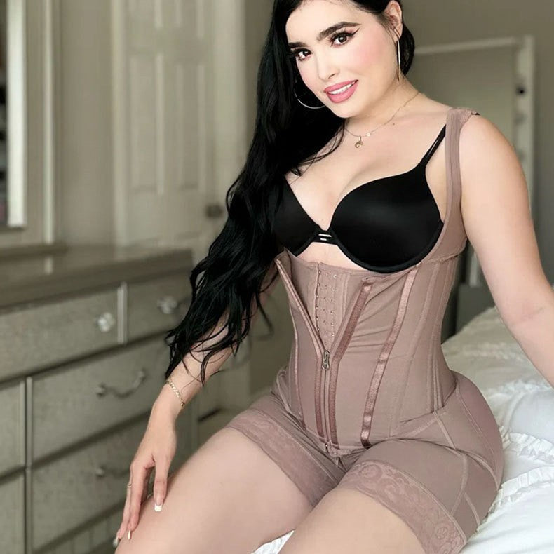 YH | Reinforced Mesh Tummy Control Bodysuit