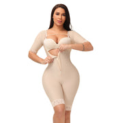 YH | Long Sleeve Full Body Shaper Bodysuit
