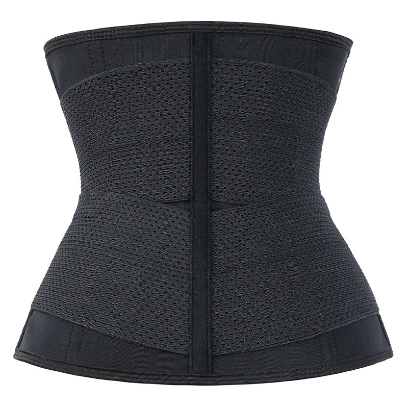 Fitness Body-Shaping Tummy Control Belt With Velcro And Button Closure For Easy Sculpting