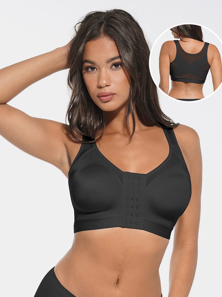 Wholesale Full Coverage Wireless No Padding Smooth Back & Side Support Post-Surgery Bra