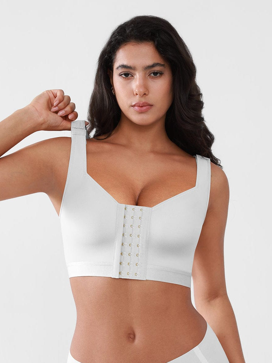 【American Good Design Award】Wholesale Post Surgery Bra Front Closure Compression Mastectomy Bra