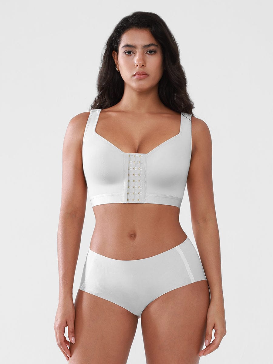 【American Good Design Award】Wholesale Post Surgery Bra Front Closure Compression Mastectomy Bra