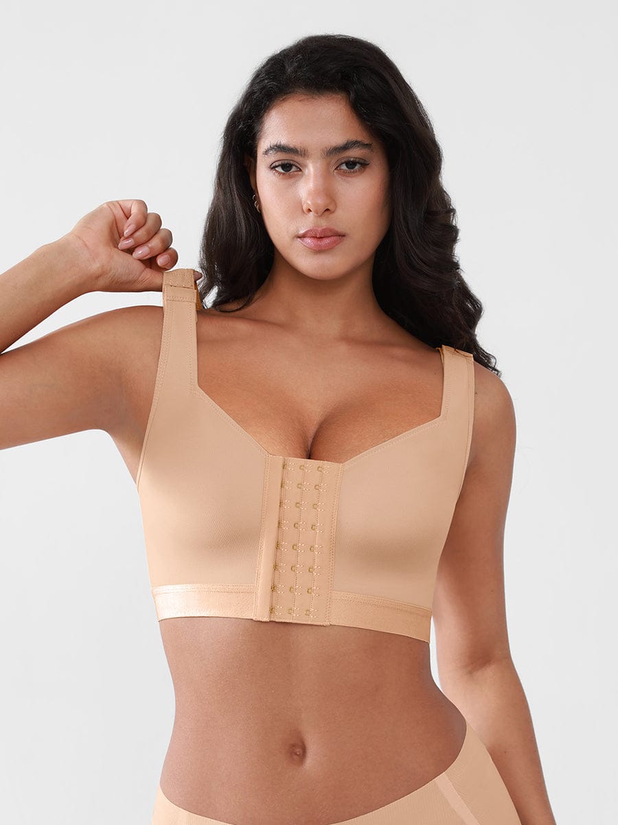 【American Good Design Award】Wholesale Post Surgery Bra Front Closure Compression Mastectomy Bra