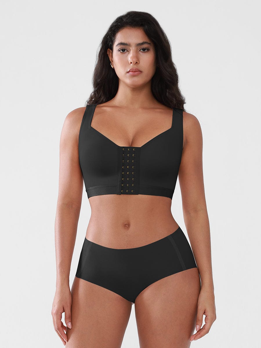 【American Good Design Award】Wholesale Post Surgery Bra Front Closure Compression Mastectomy Bra