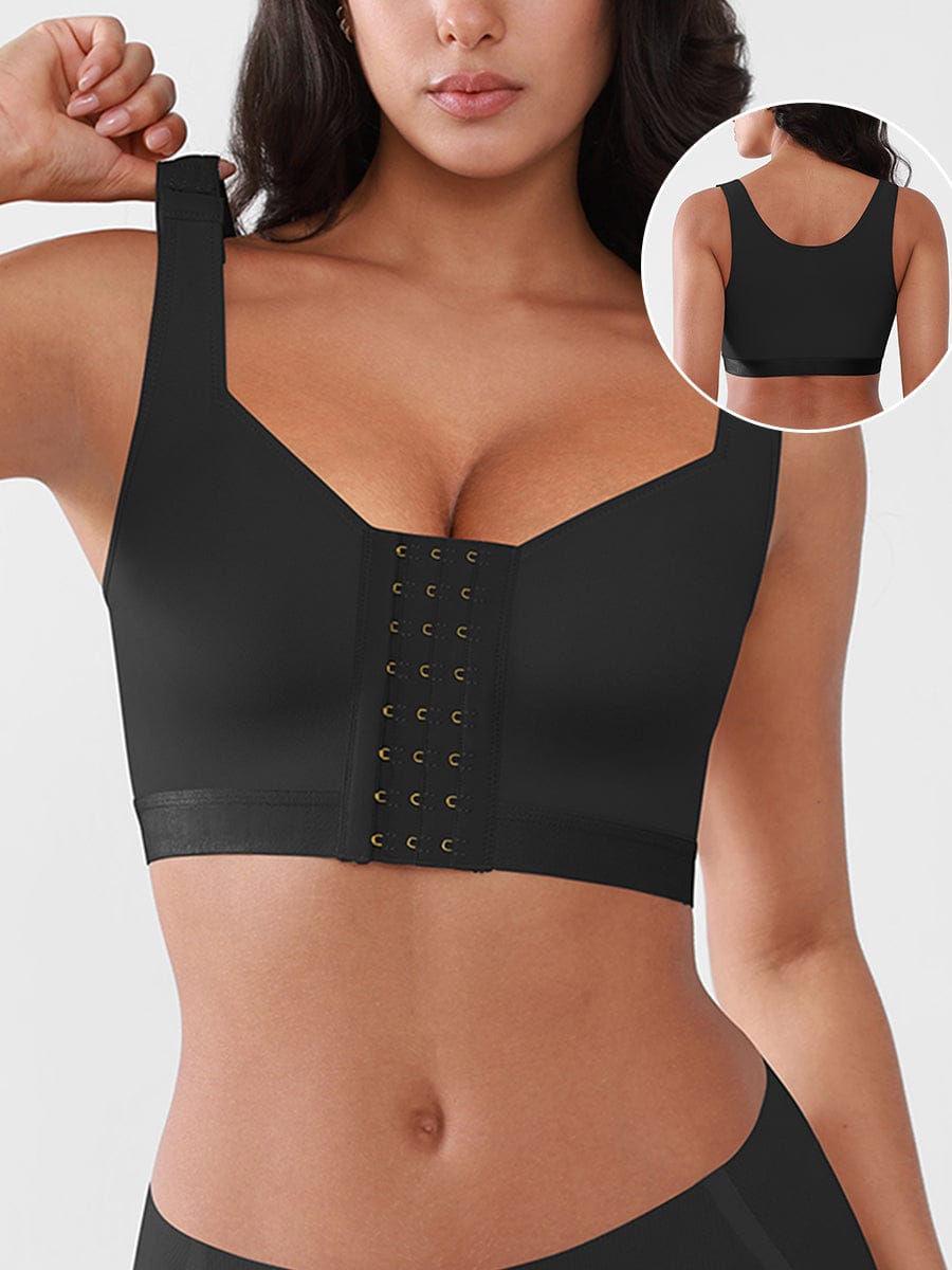 【American Good Design Award】Wholesale Post Surgery Bra Front Closure Compression Mastectomy Bra