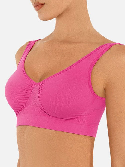 Wholesale Seamless Shaping Bust Support Wider Back Bra