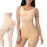 High Waist Zipper Shaping Shorts