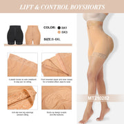 High Waist Zipper Shaping Shorts