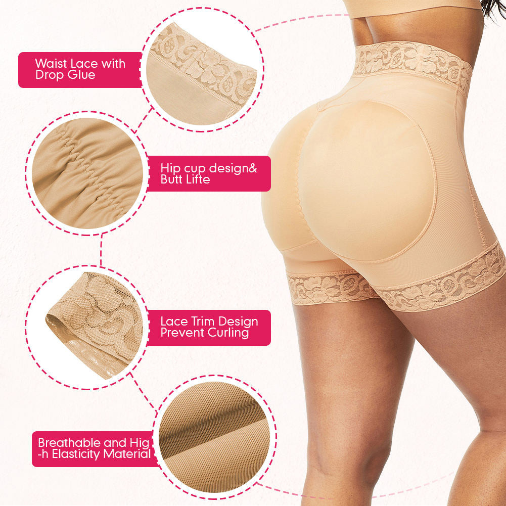 YH | High-Waist Boxer Shaping Pants – Tummy Control & Butt Lift