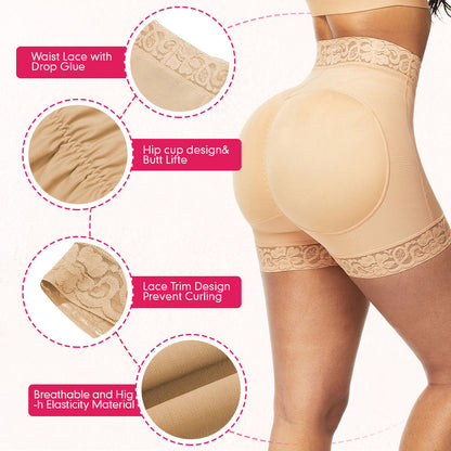YH | High-Waist Boxer Shaping Pants – Tummy Control & Butt Lift