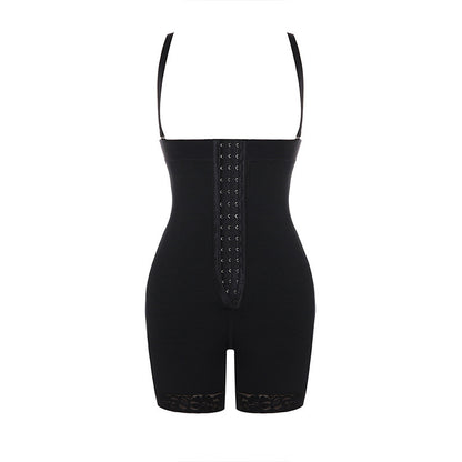 HZ | One-piece Shapewear Zip-and-button Body Shaper