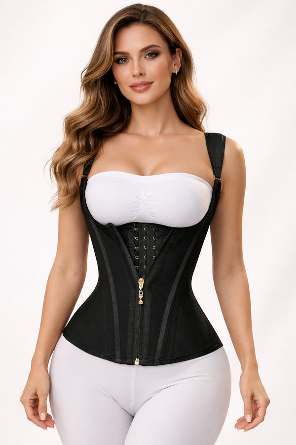 ZG | Waist Trainer For Women Body Shaper Corset Vest Tank Top With Steel Bones