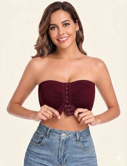 Women's Strapless Front Closure Bra