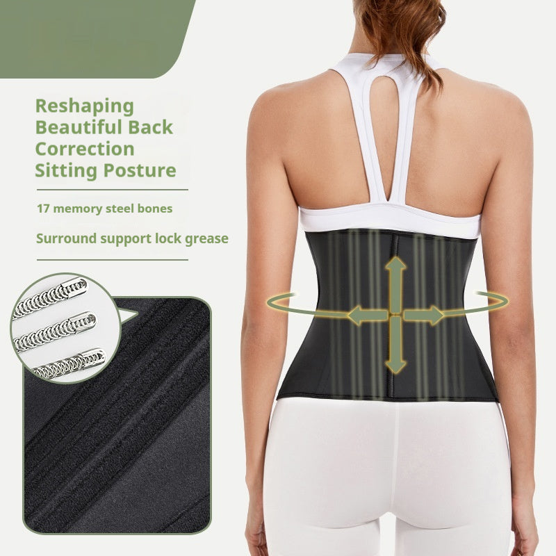 HT | Zip 3-Hook Hourglass Waist Trainer – Firm Tummy Cinch