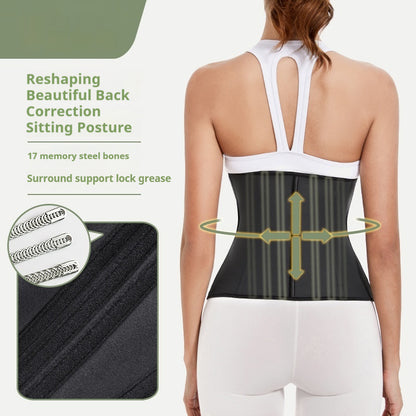 HT | Zip 3-Hook Hourglass Waist Trainer – Firm Tummy Cinch