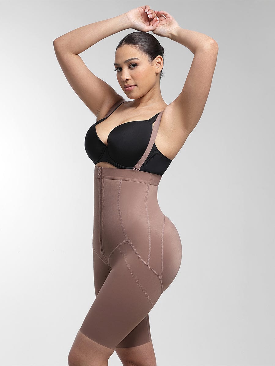 Wholesale Body Shaper clips inside for post-operative wear and removable shoulder straps