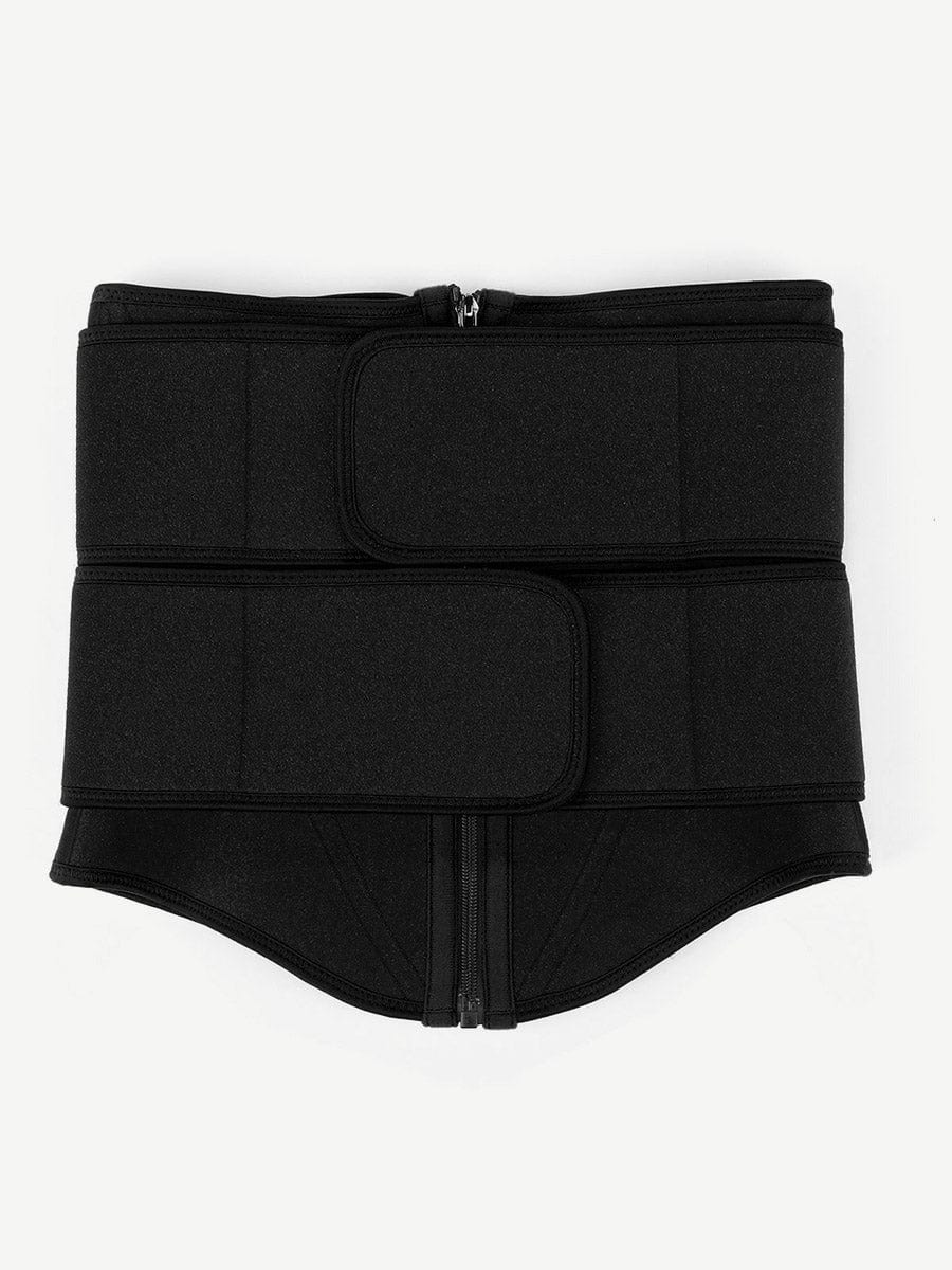 Wholesale Post Surgery Neoprene Double Belts Waist Trainer Slimming Belly
