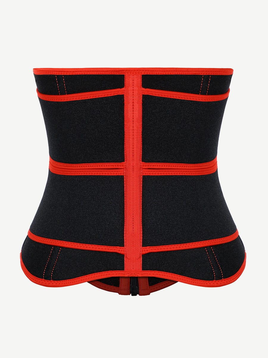 Wholesale Post Surgery Neoprene Double Belts Waist Trainer Slimming Belly